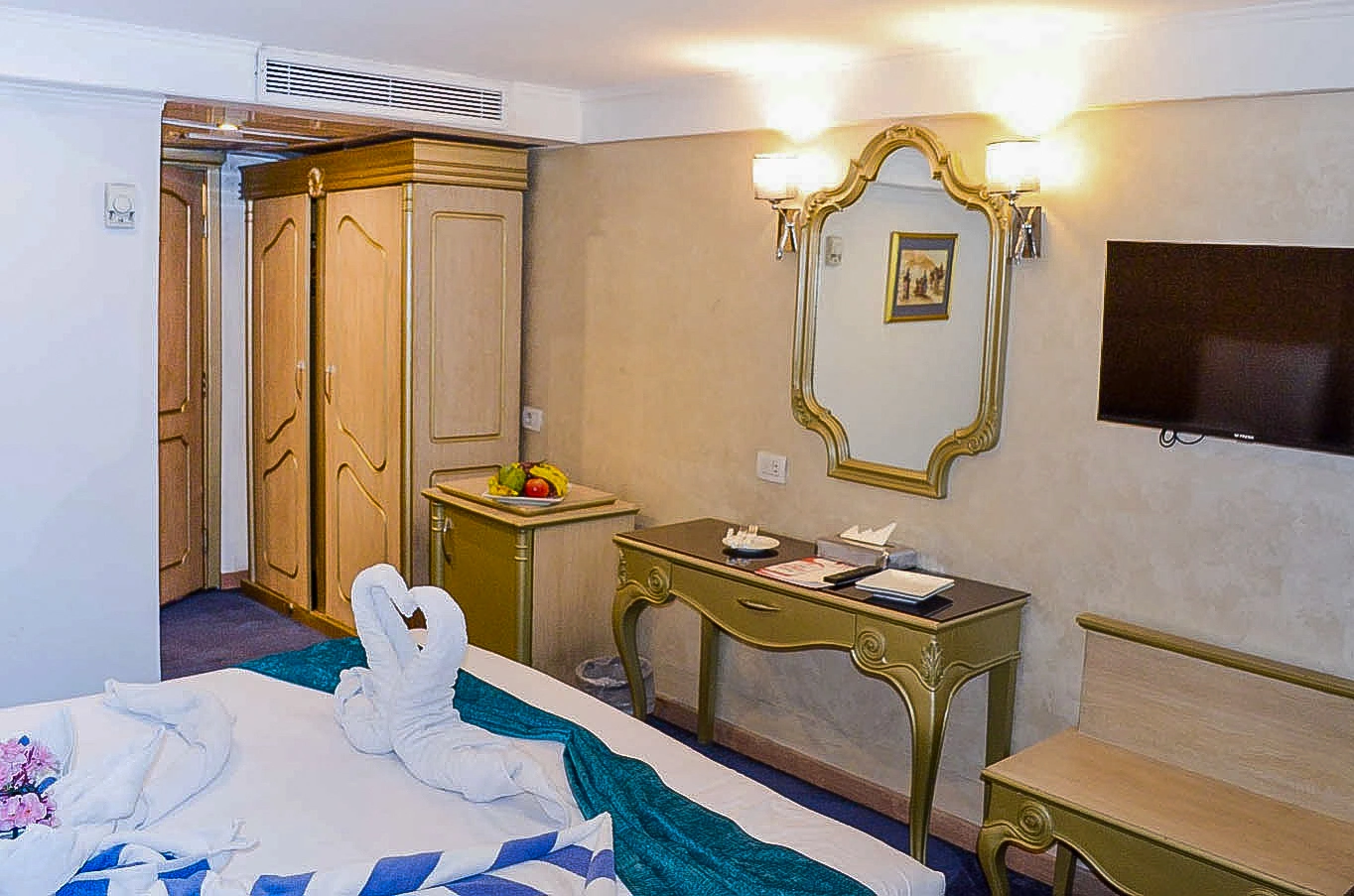Cabin aboard the MS Stephanie Nile Cruise Nile cruise